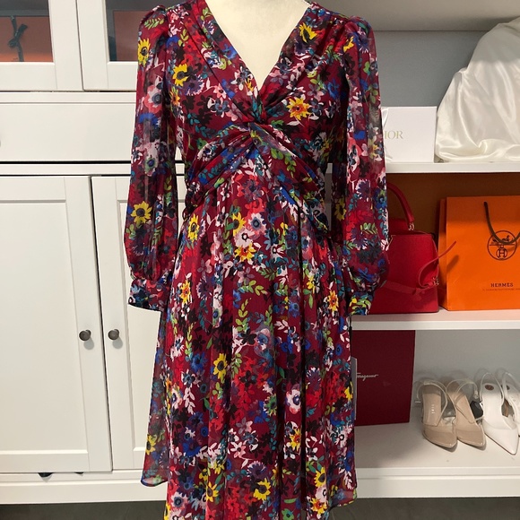 Calvin Klein Floral Multicolor Dress - Picture 1 of 4